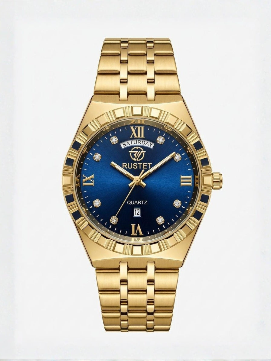 RUSTET-1062 BLUE WITH GOLDEN