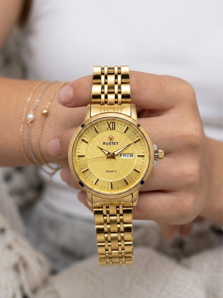 RUSTET-6006-GOLD WITH GOLD FOR HER
