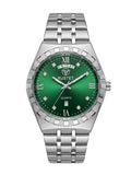 RUSTET-1062 GREEN WITH SILVER