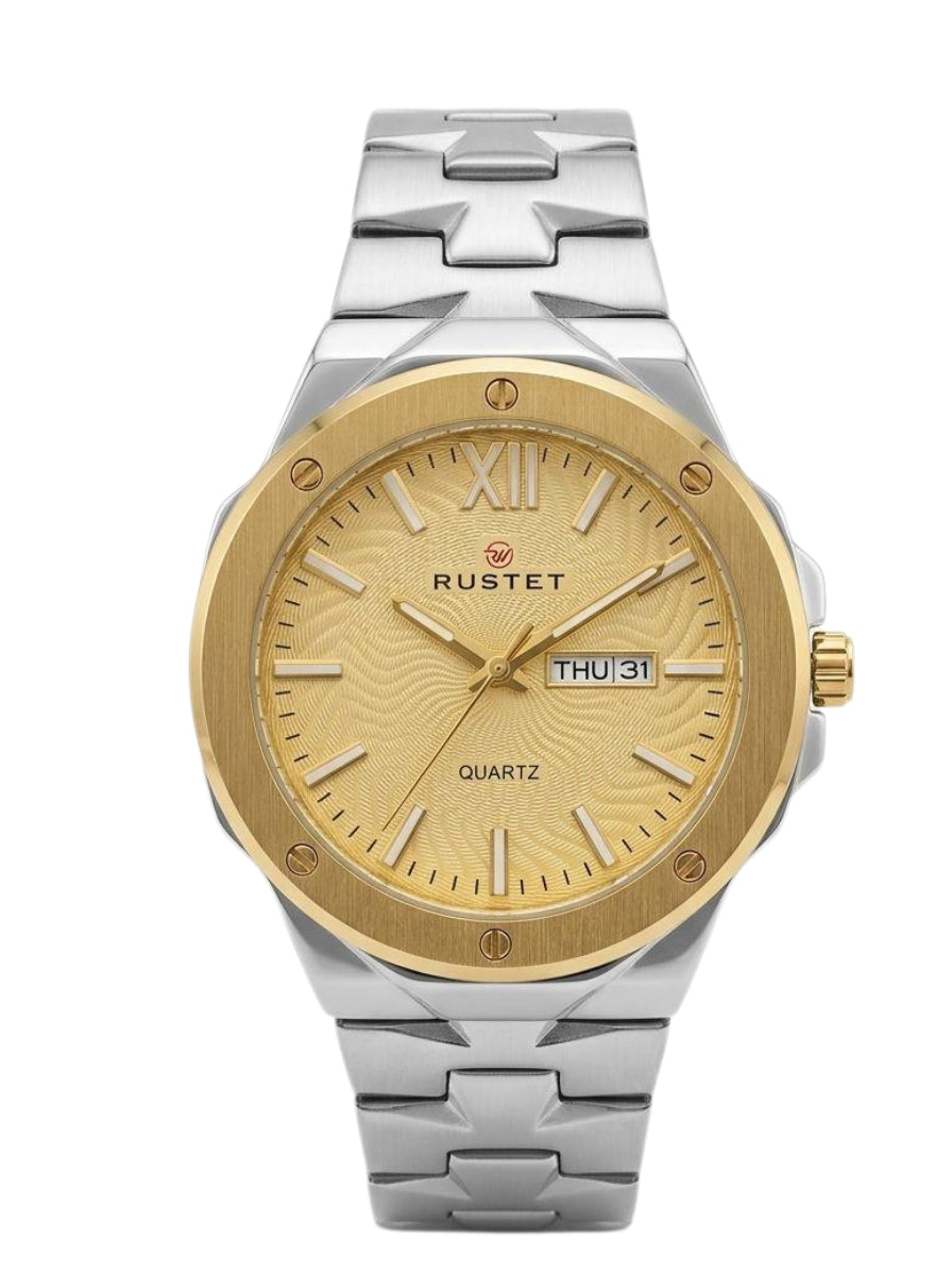 RUSTET-1053-GOLD WITH GOLD AND SILVER
