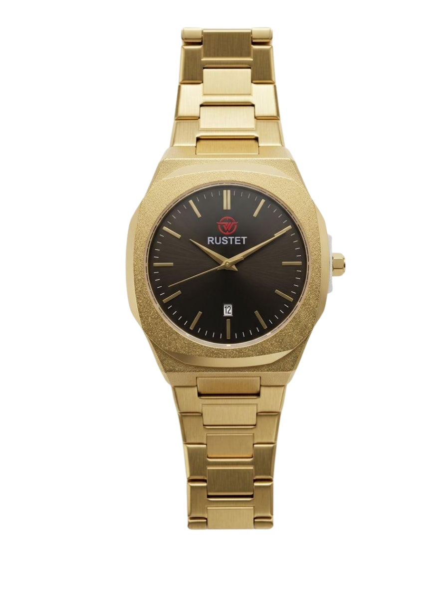 RUSTET-1019-BLACK WITH GOLD