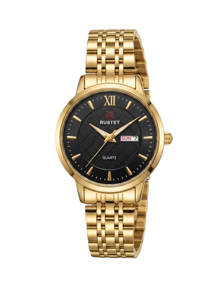 RUSTET-6006-BLACK WITH GOLD FOR HER