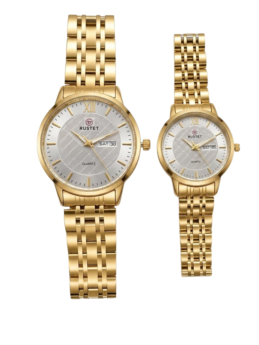 RUSTET-1006-WHITE WITH GOLD-COUPLES EDITION