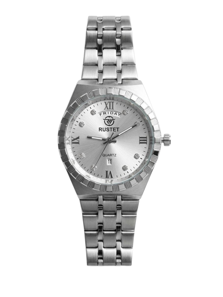 RUSTET-1062 WHITE WITH SILVER