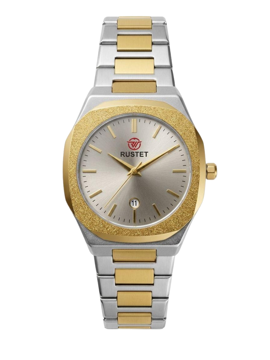 RUSTET-1019 GOLDEN SILVER WITH SILVER