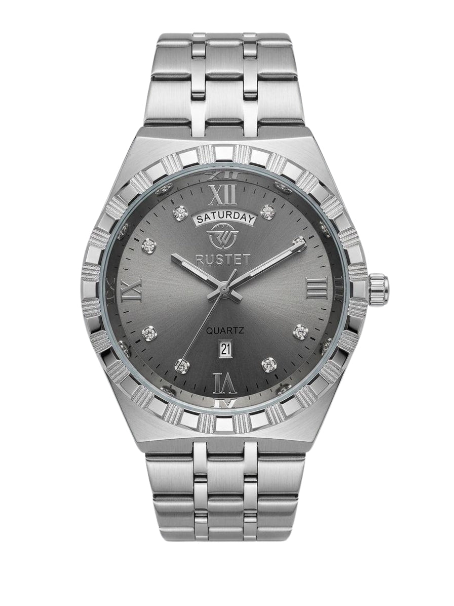 RUSTET-1062 GREY WITH SILVER