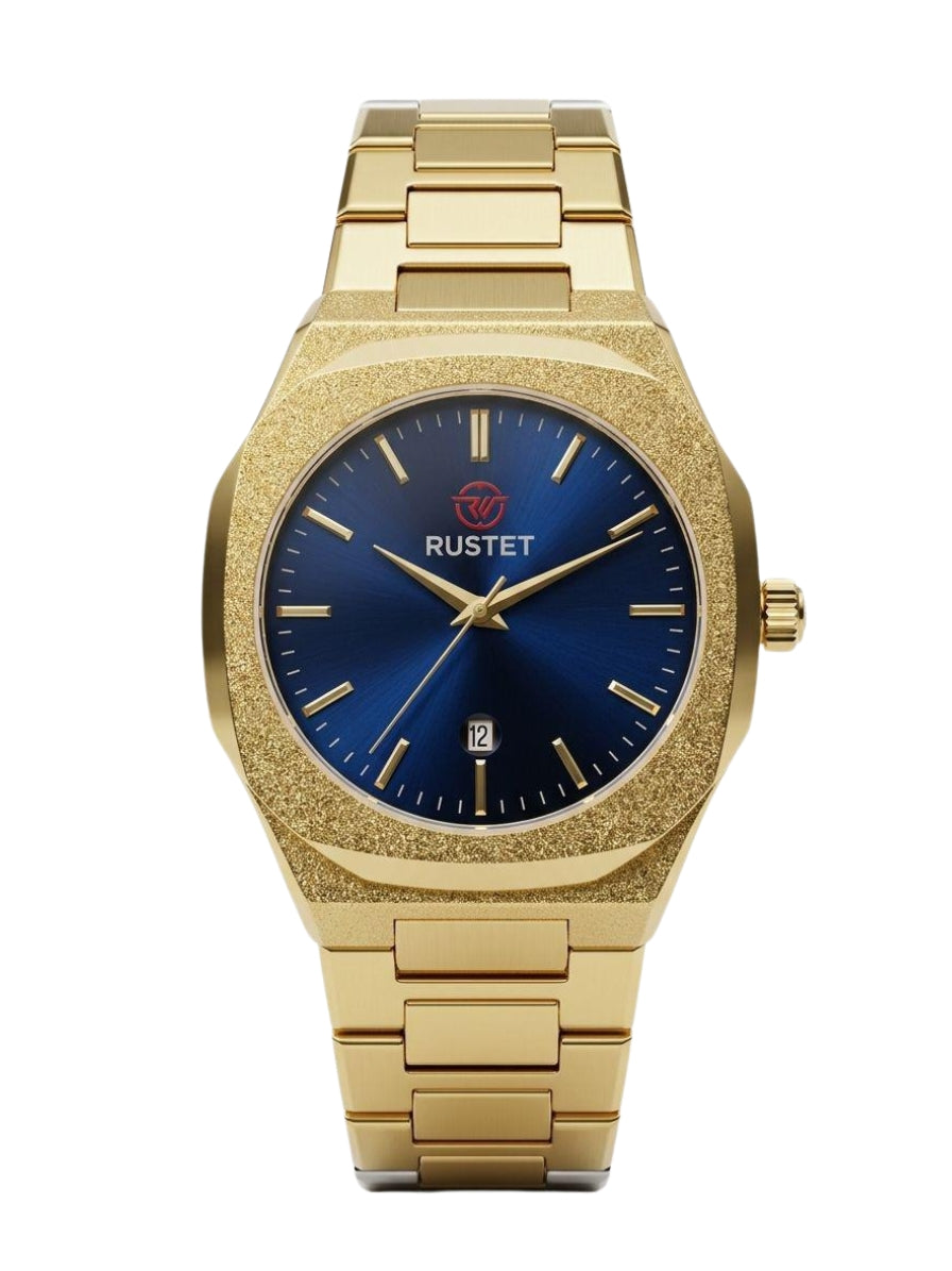 RUSTET-1019 BLUE WITH GOLDEN