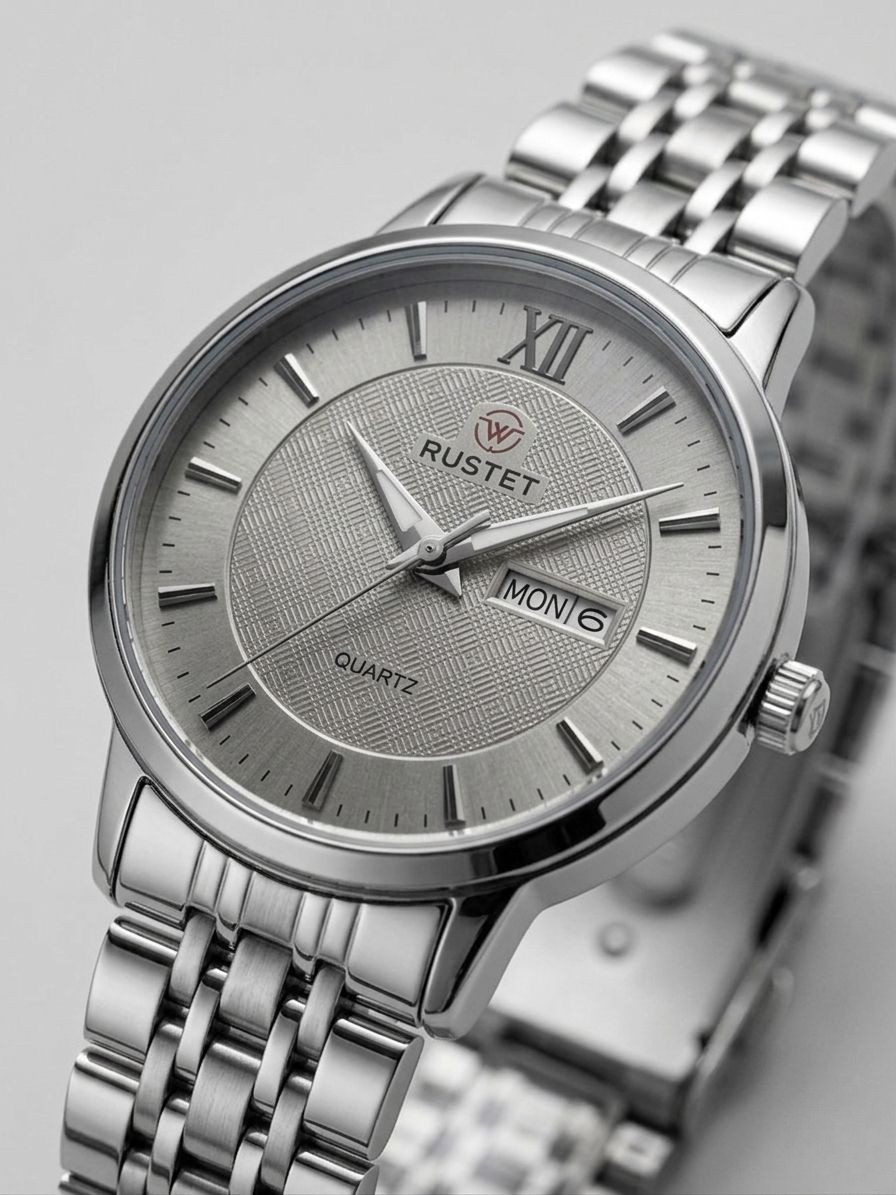 RUSTET-6006-GREY WITH SILVER FOR HER