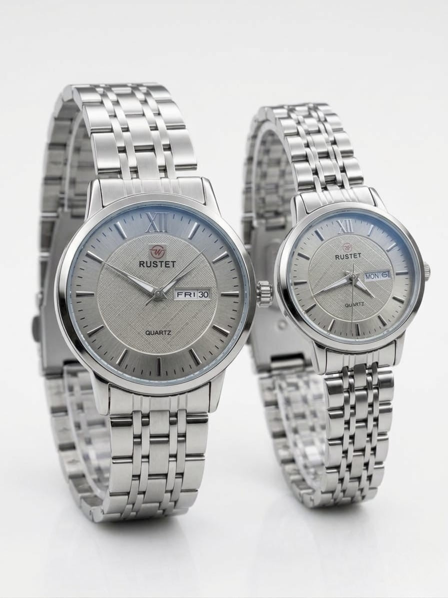 RUSTET-1006-GREY WITH SILVER-COUPLES EDITION