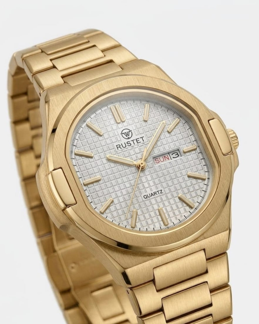 RUSTET-1045-WHITE WITH GOLDEN