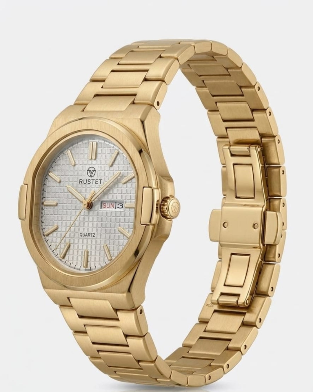RUSTET-1045-WHITE WITH GOLDEN