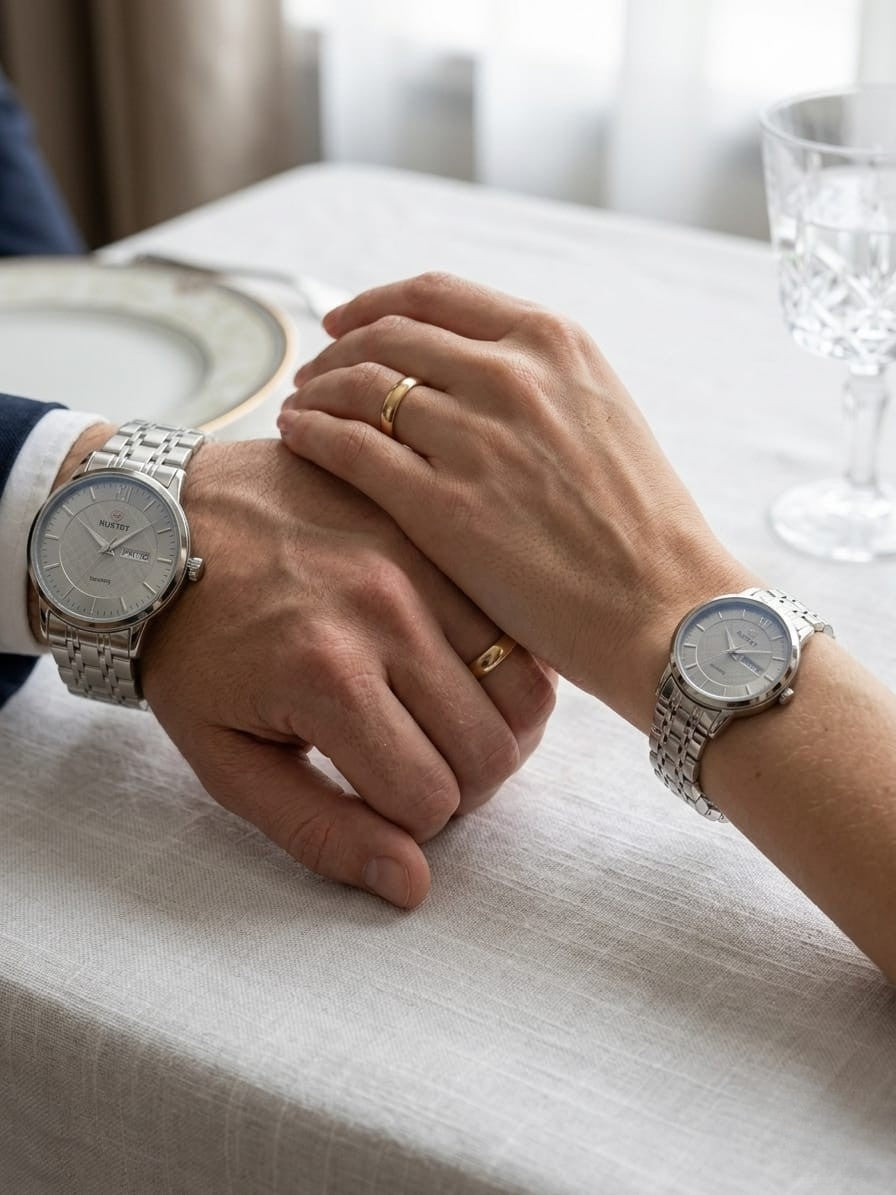 RUSTET-1006-GREY WITH SILVER-COUPLES EDITION