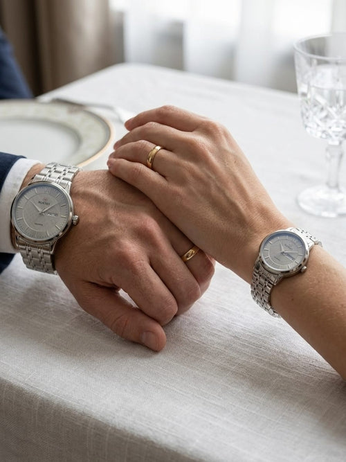 RUSTET-1006-GREY WITH SILVER-COUPLES EDITION