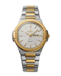 RUSTET-1045-WHITE WITH SILVER&GOLDEN