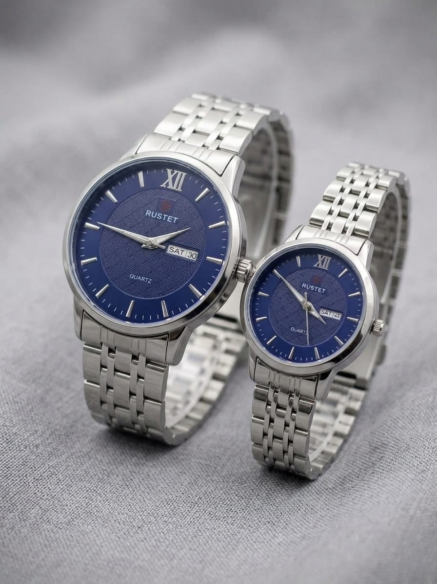 RUSTET-1006-BLUE WITH SILVER-COUPLES EDITION