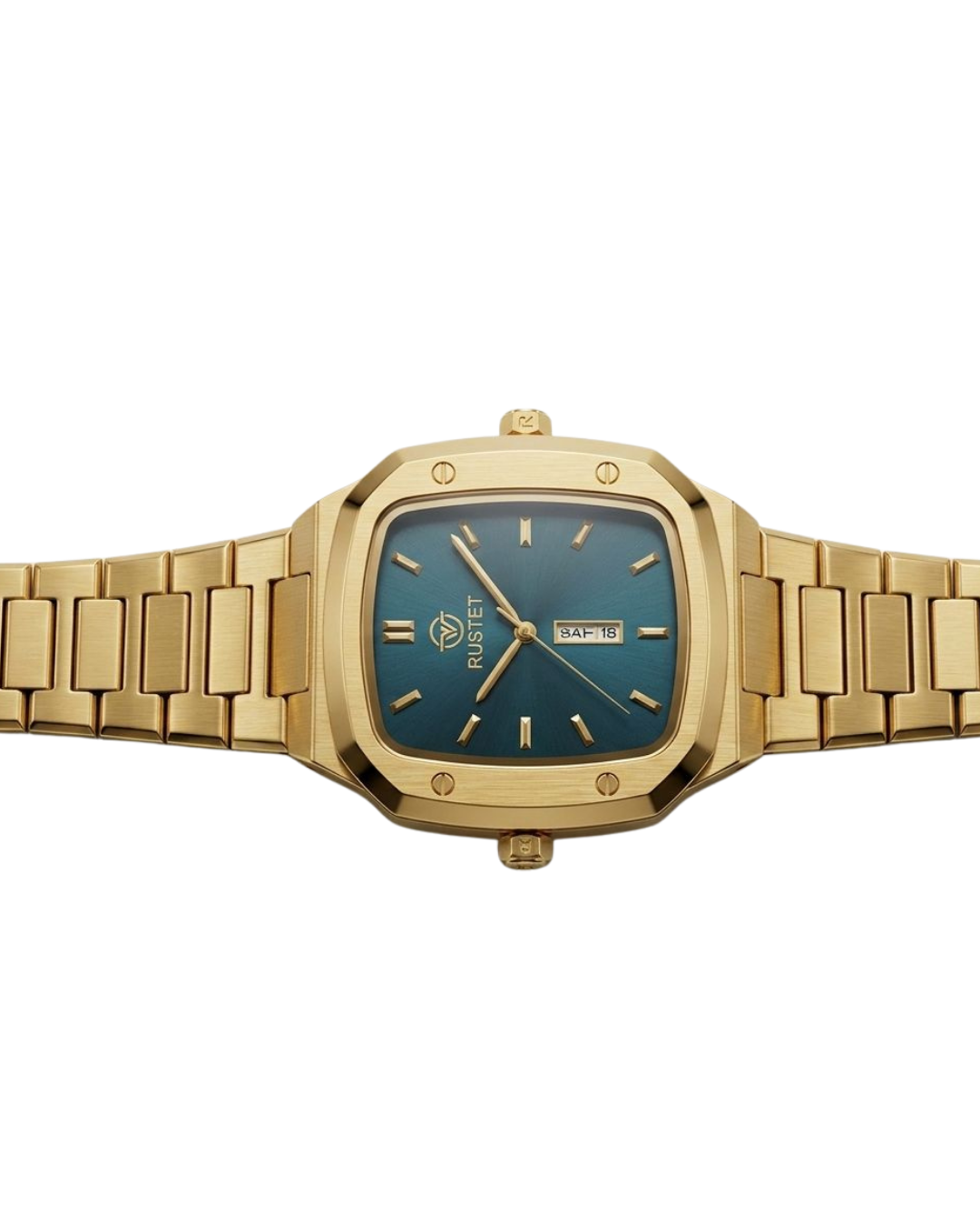 RUSET-1018-BLUE WITH GOLD