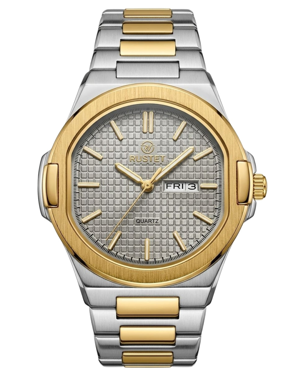 RUSTET-1045-GREY WITH SILVER&GOLDEN