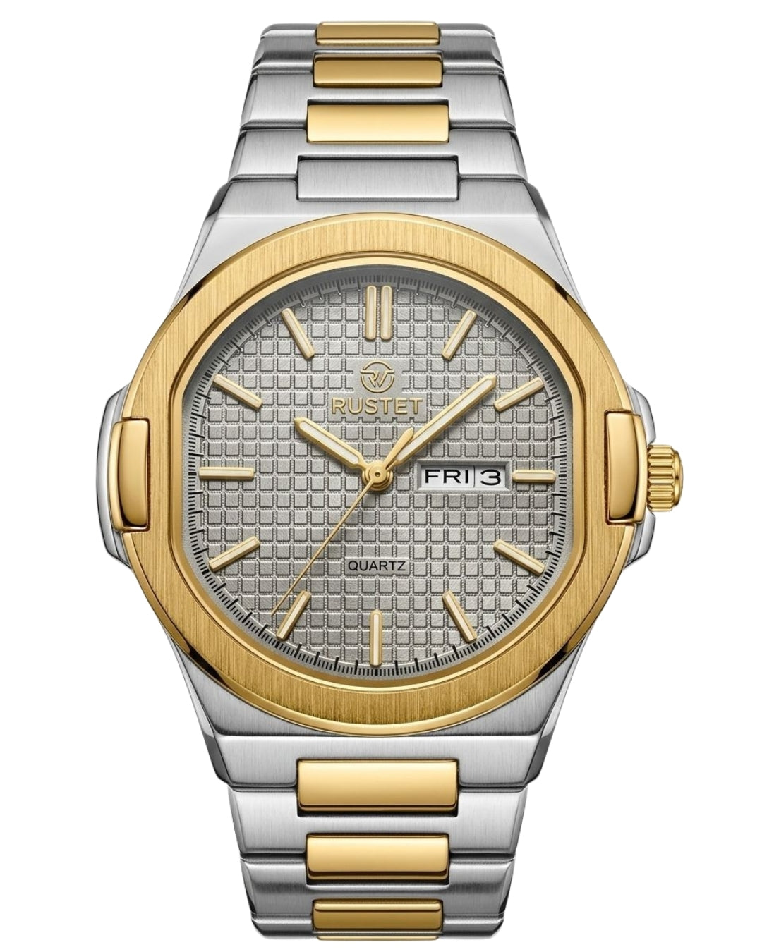 RUSTET-1045-GREY WITH SILVER&GOLDEN