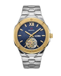 RUSTET-1053-BLUE WITH SILVER&GOLDEN