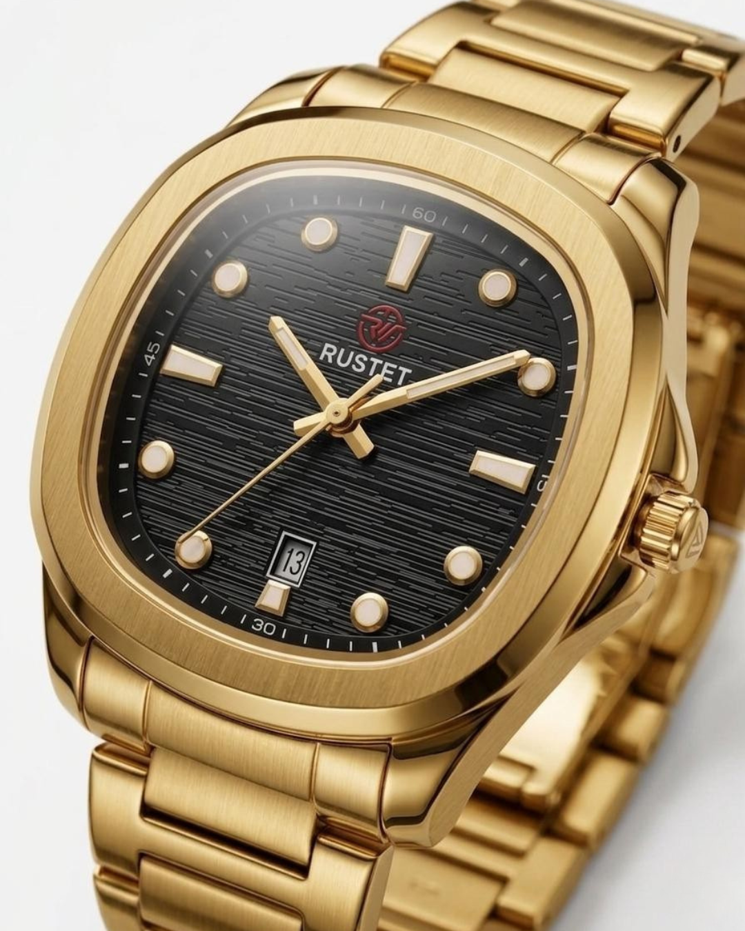 RUSTET-1058-BLACK WITH GOLD