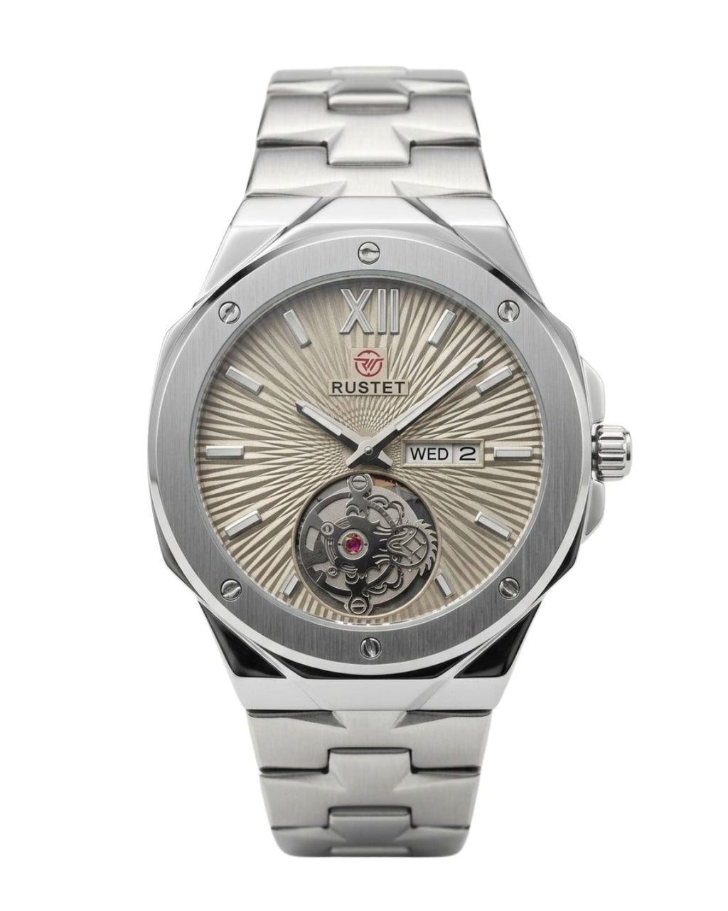 RUSTET-1053-GREY WITH SILVER