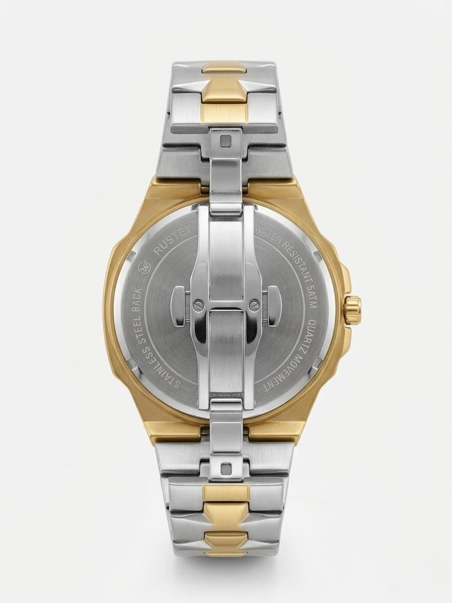 RUSTET-1053-GOLD WITH GOLD AND SILVER