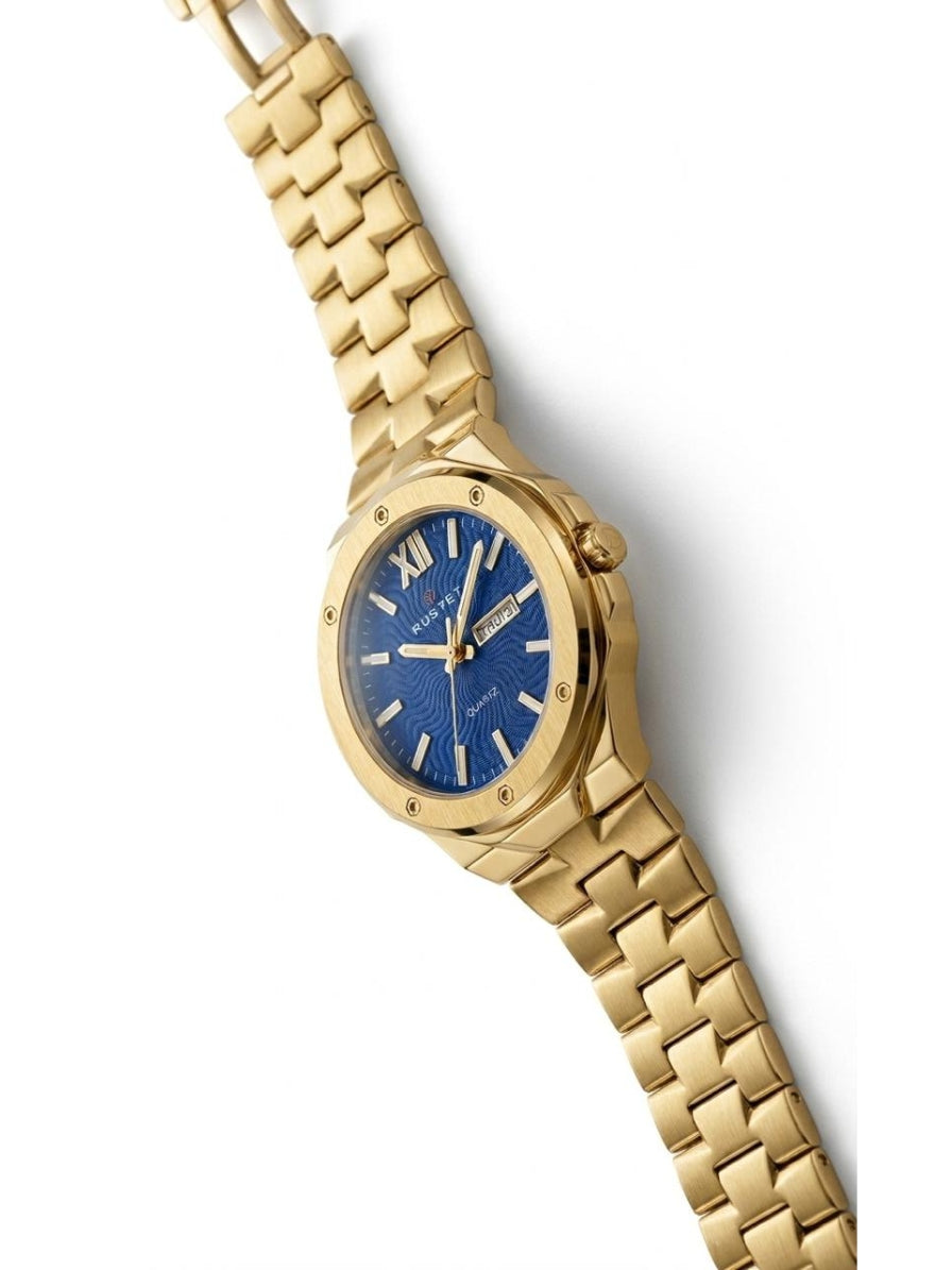 RUSTET-1053-ROYAL BLUE WITH GOLD