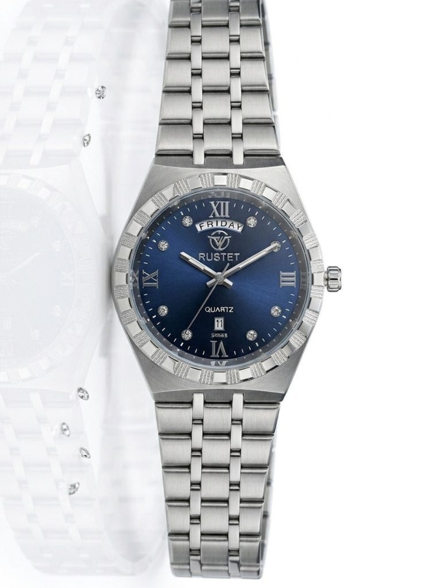RUSTET-1062 BLUE WITH SILVER