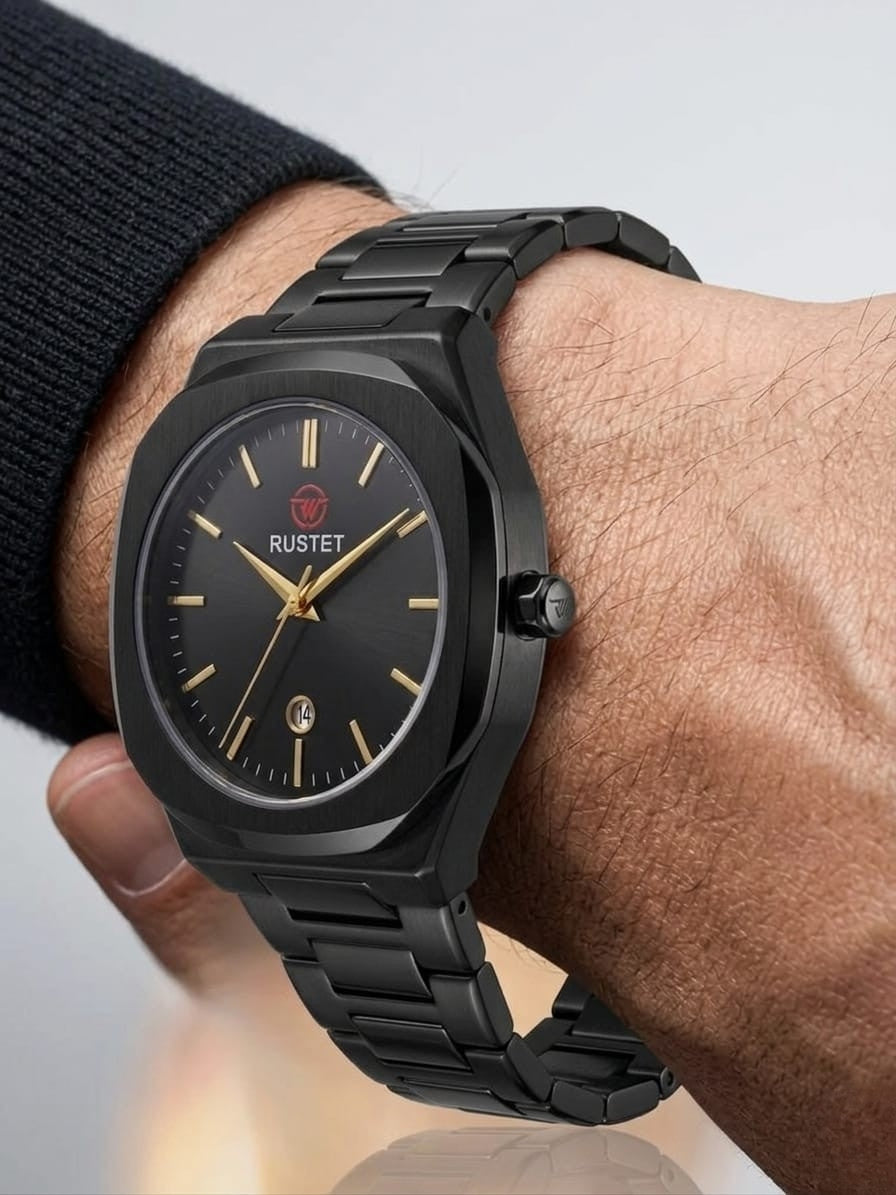 RUSTET-1019 BLACK WITH BLACK