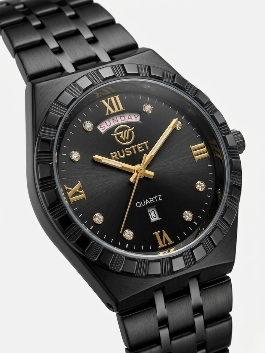 RUSTET-1062 BLACK WITH BLACK
