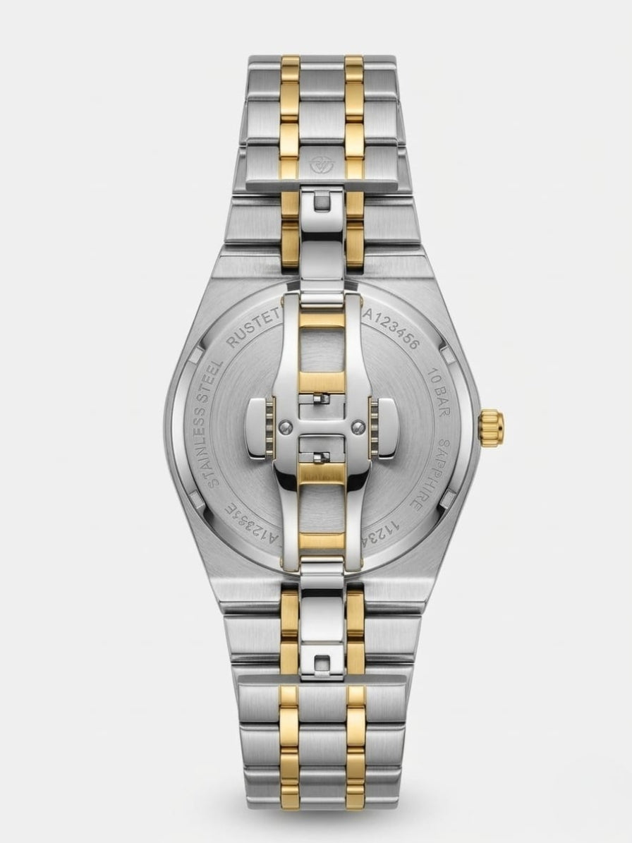 RUSTET-1062 GREY WITH GOLDEN SILVER