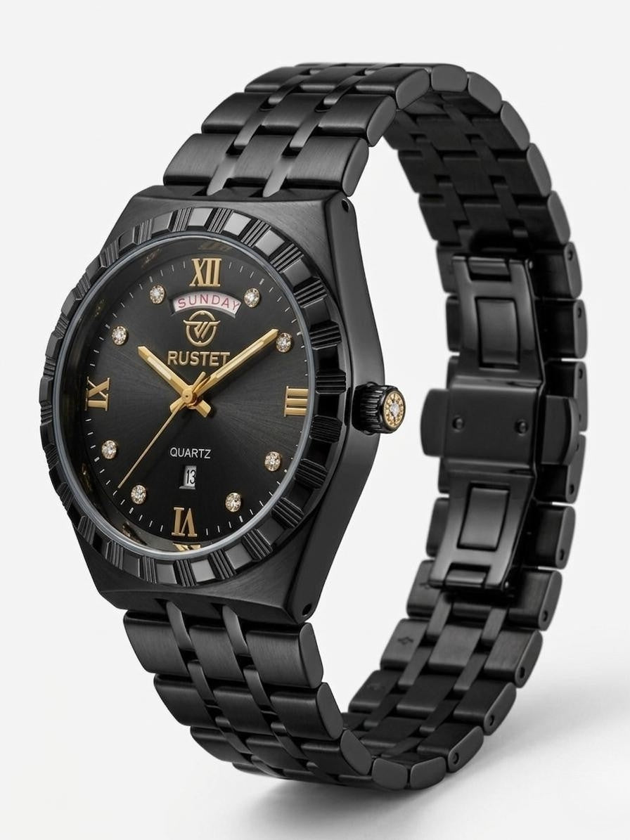 RUSTET-1062 BLACK WITH BLACK