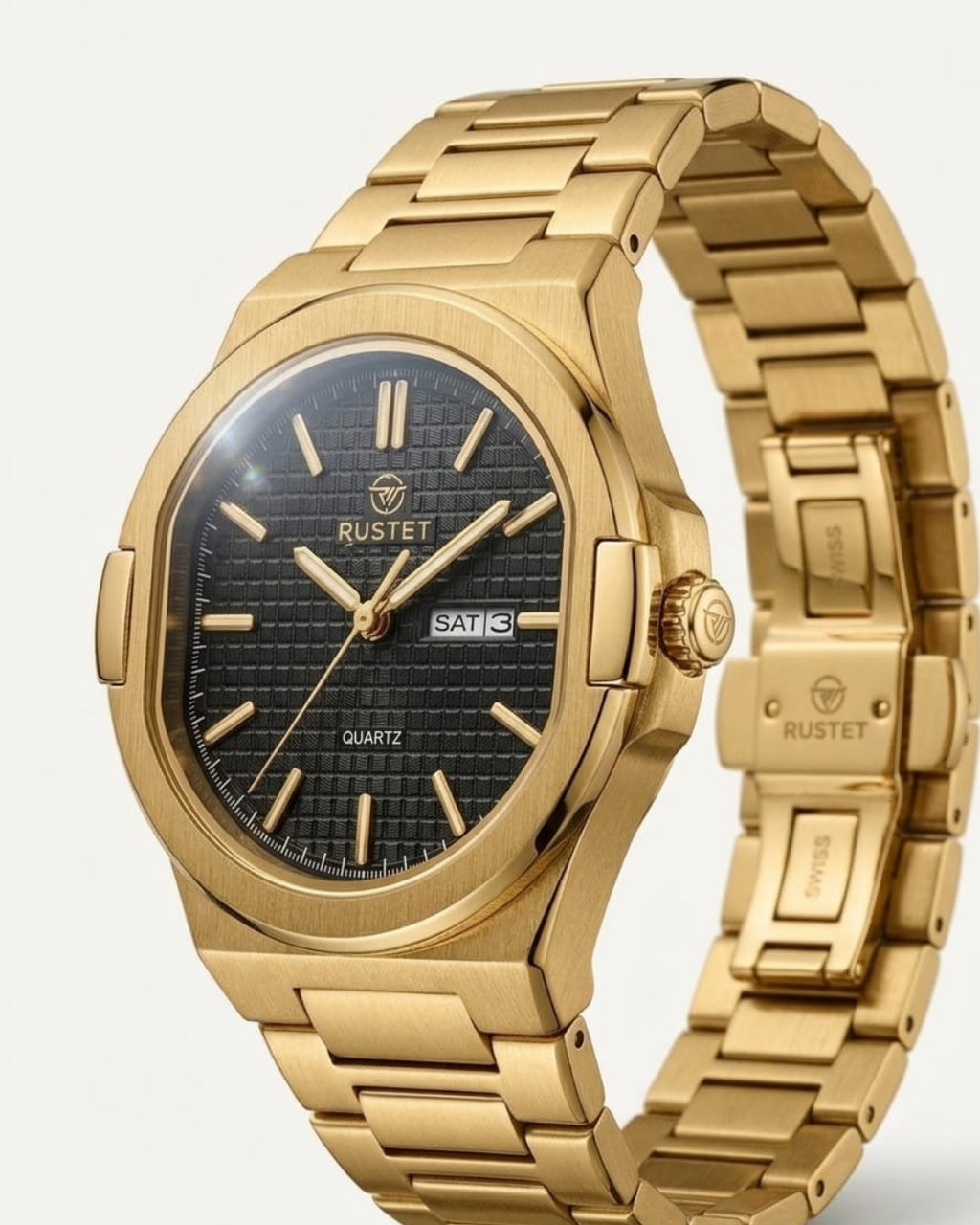 RUSTET-1045-BLACK WITH GOLDEN