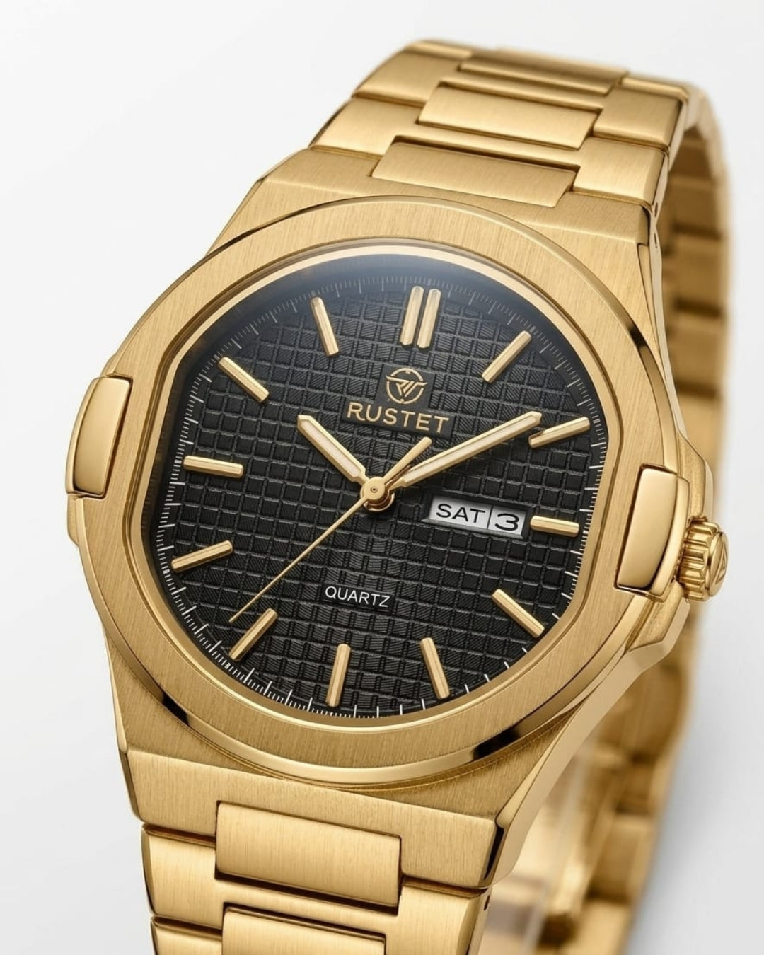 RUSTET-1045-BLACK WITH GOLDEN