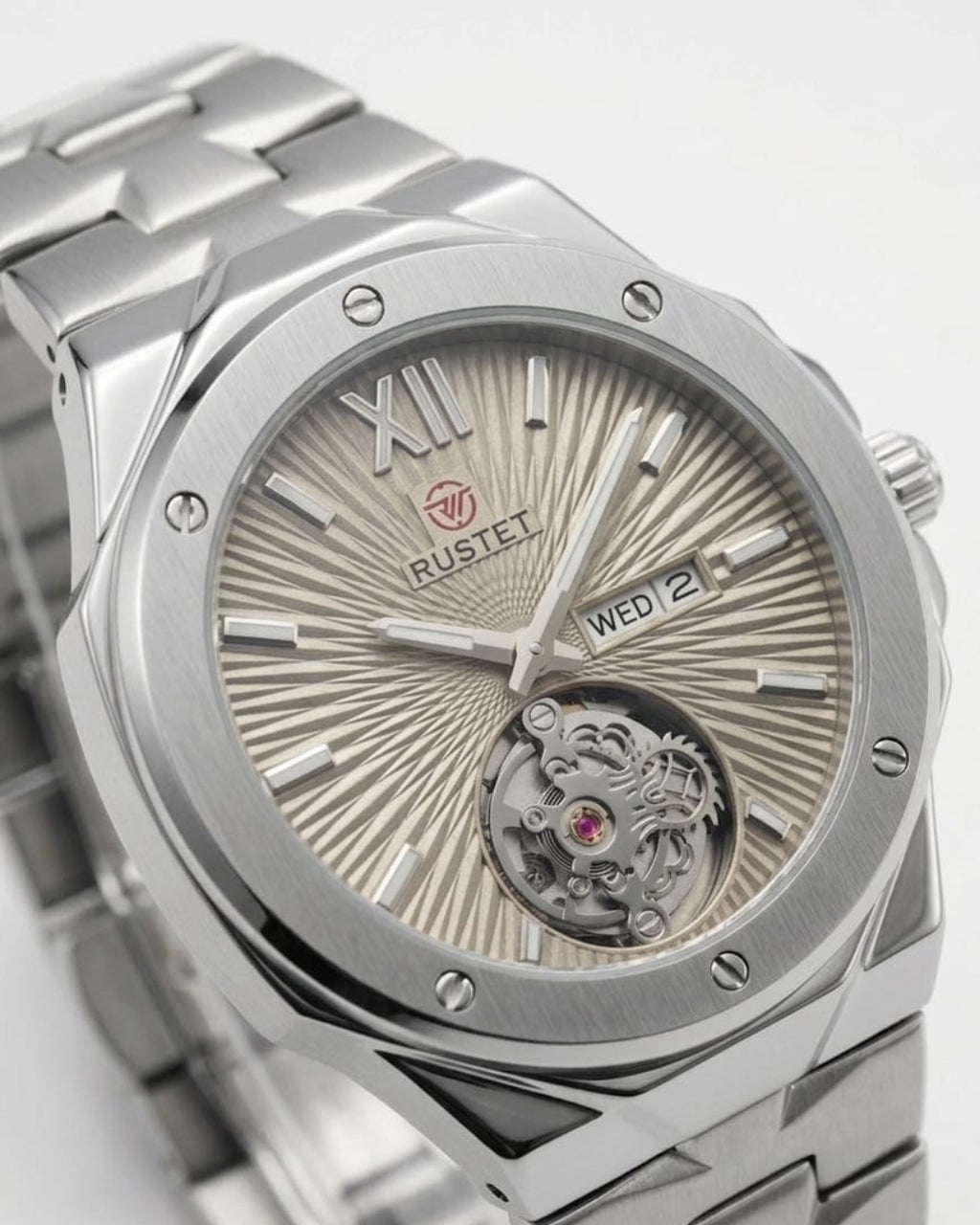 RUSTET-1053-GREY WITH SILVER