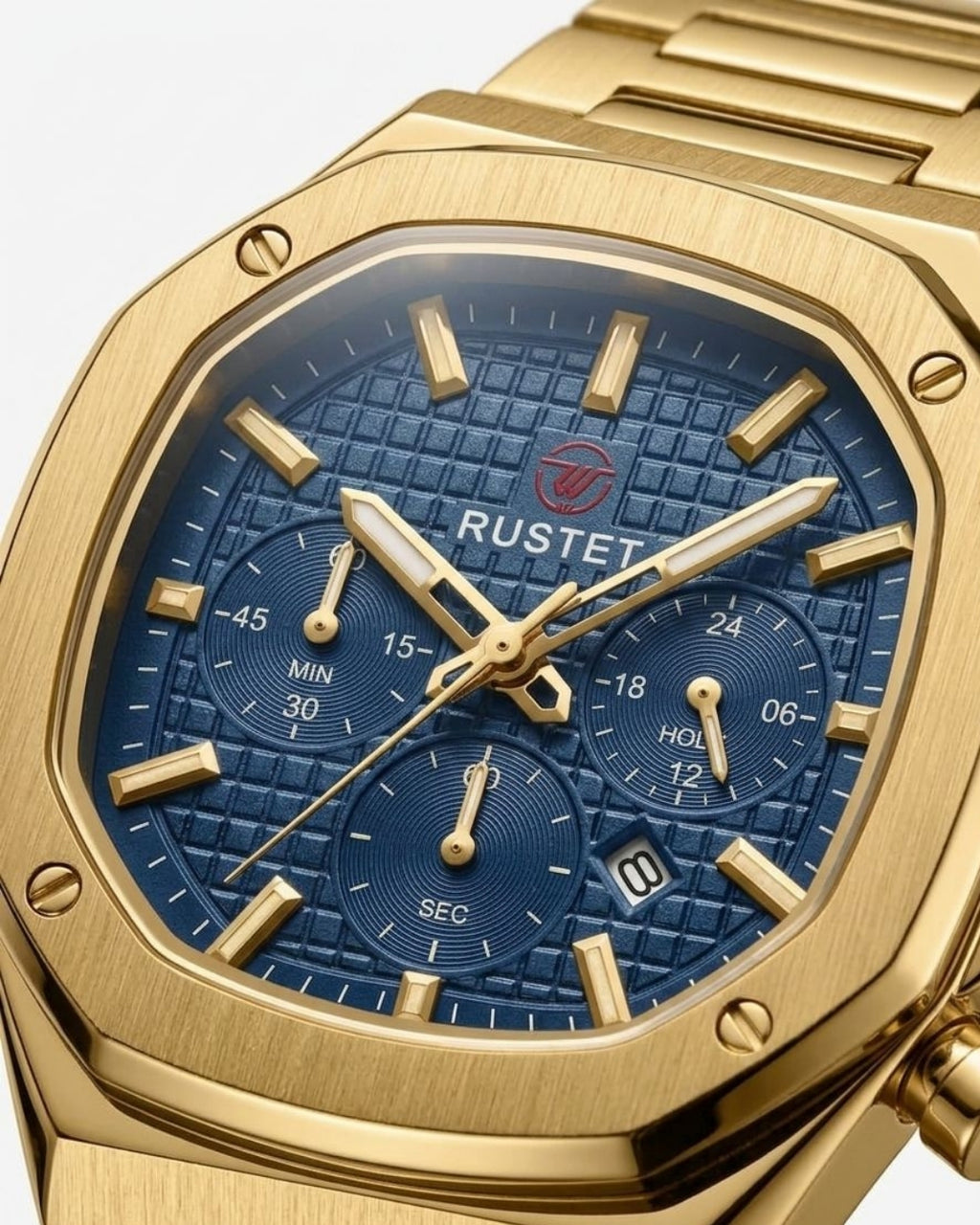 RUSTET-1065-BLUE WITH GOLDEN