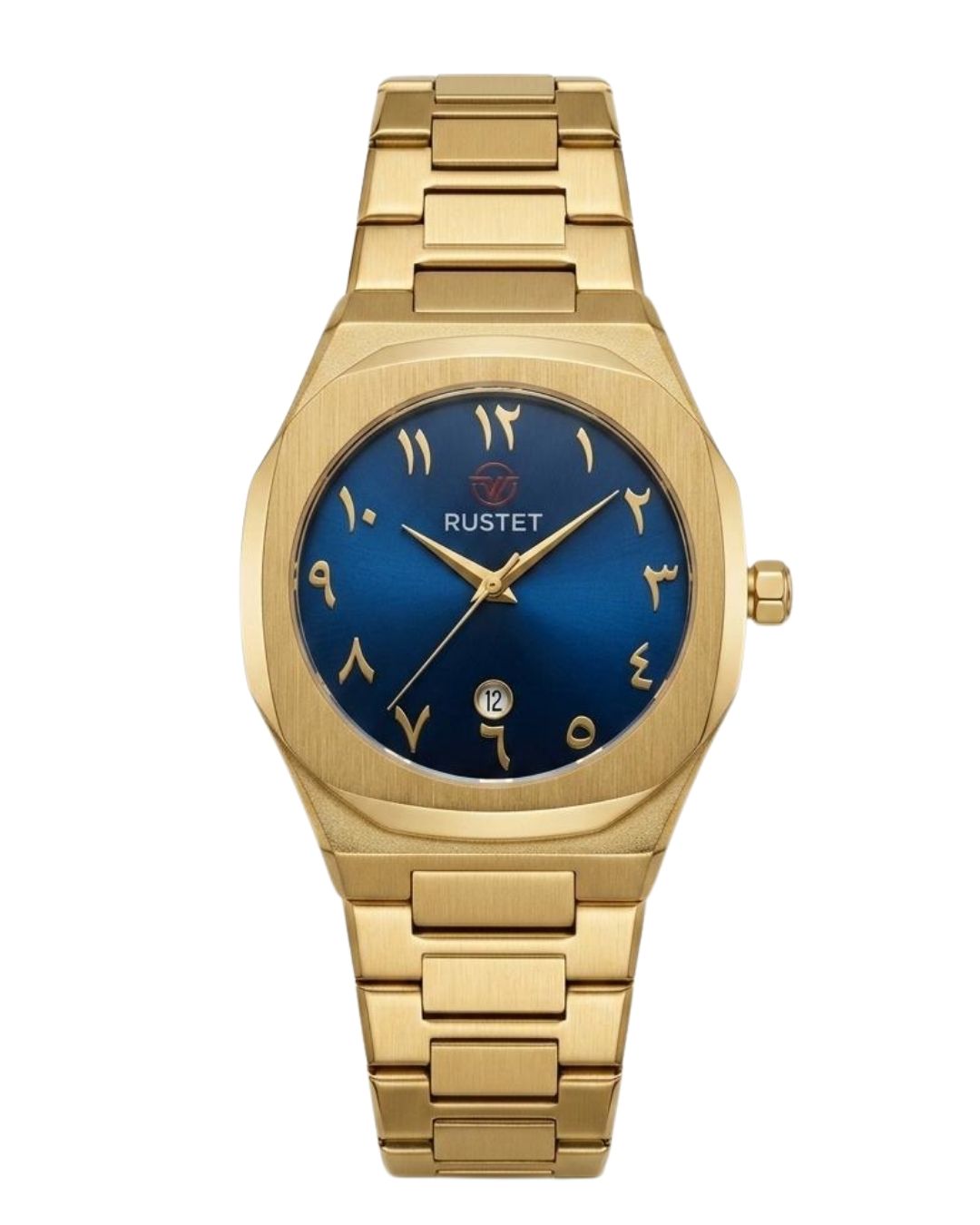 RUSTET-1019 ARABIC DIAL EDITION-BLUE WITH GOLDEN