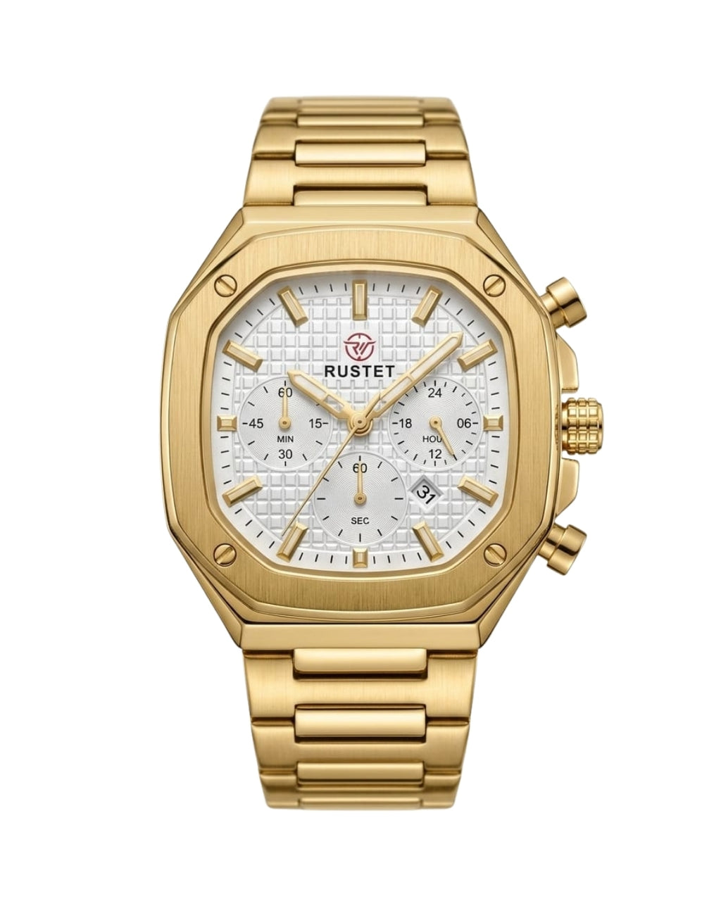 RUSTET-1065-WHITE WITH GOLDEN