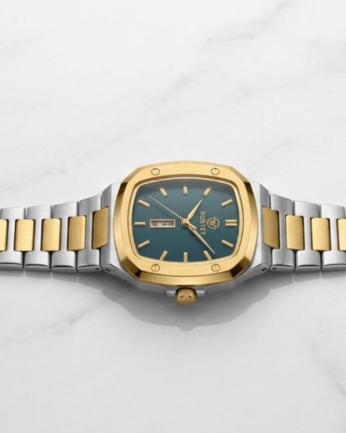 RUSTET-1018-GREEN WITH SILVER&GOLD