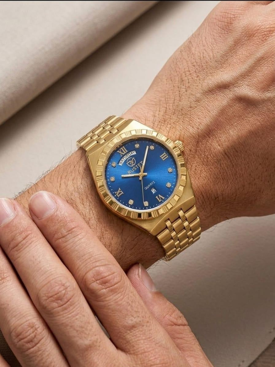 RUSTET-1062 BLUE WITH GOLDEN