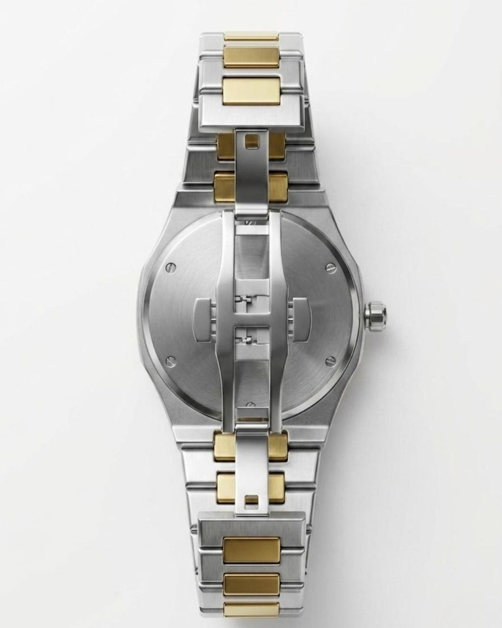 RUSTET-1019 ARABIC DIAL EDITION-BLACK WITH SILVER AND GOLD
