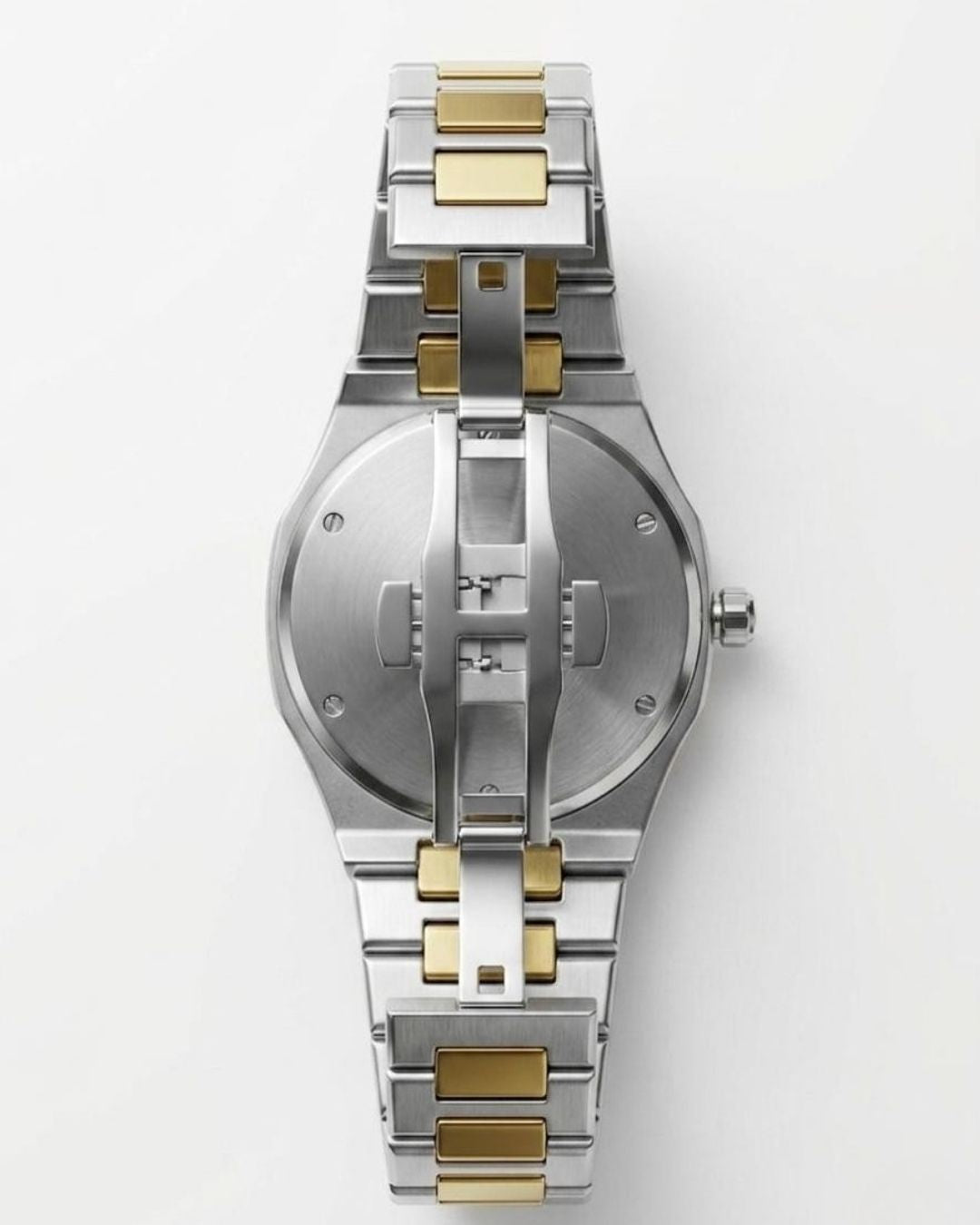 RUSTET-1019 ARABIC DIAL EDITION-BLACK WITH SILVER AND GOLD