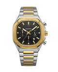 RUSTET-1065-BLACK WITH SILVER&GOLDEN