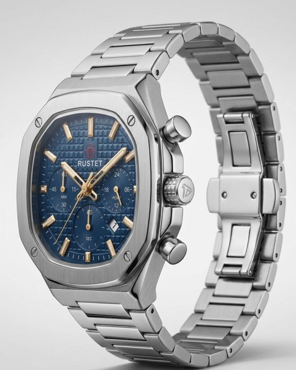 RUSTET-1065-BLUE WITH SILVER
