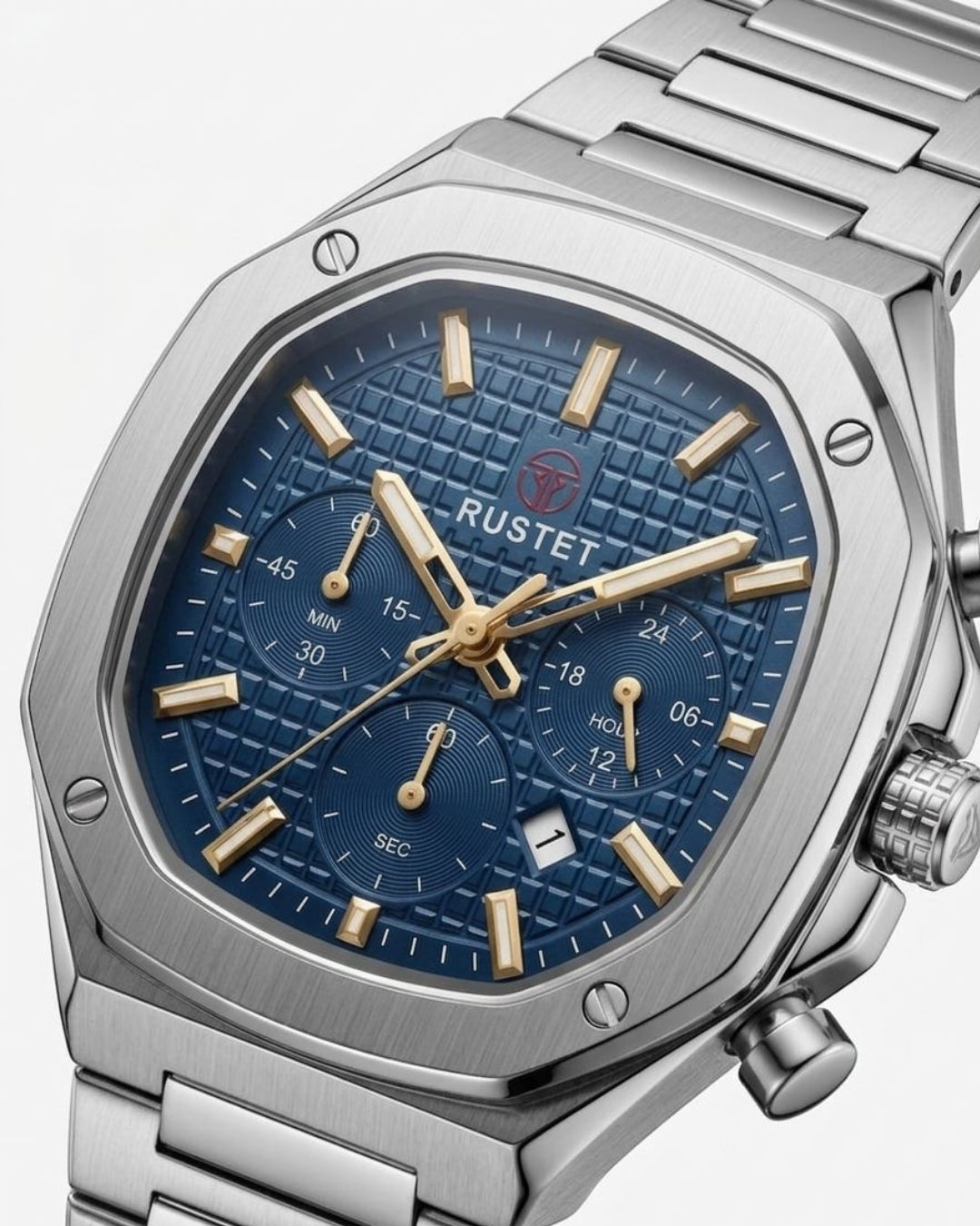 RUSTET-1065-BLUE WITH SILVER
