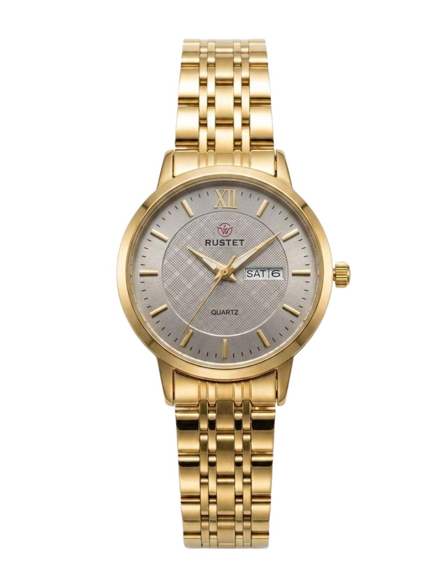 RUSTET-6006-GREY WITH GOLD FOR HER