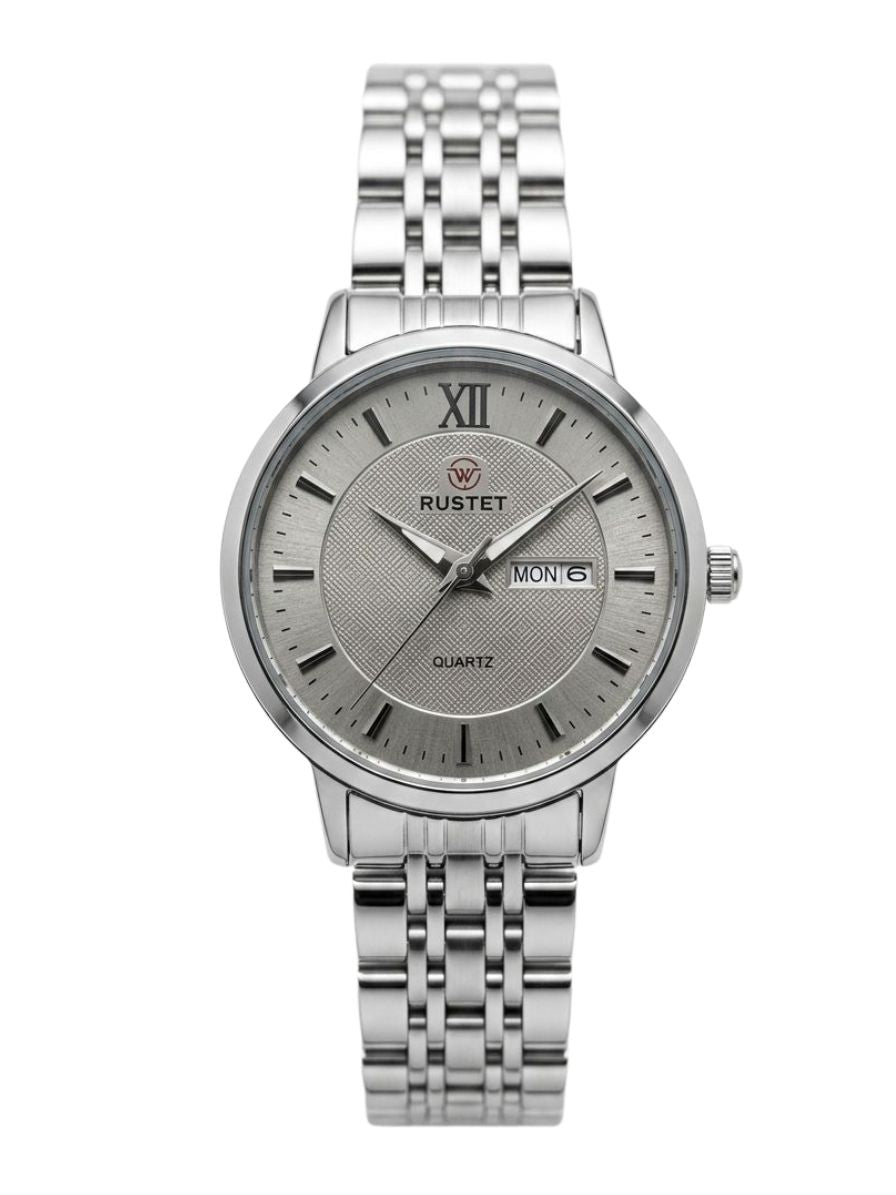 RUSTET-6006-GREY WITH SILVER FOR HER