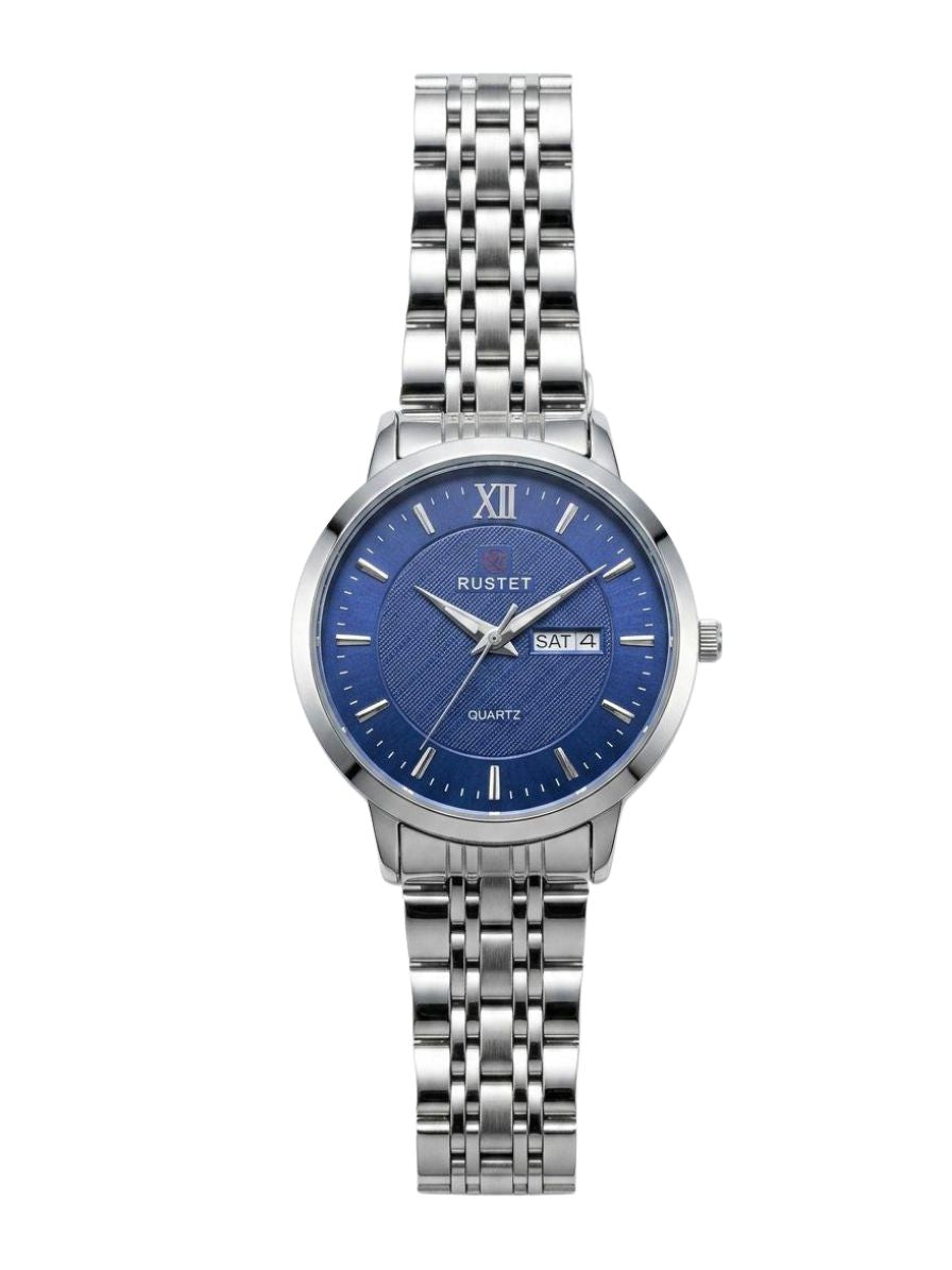 RUSTET-6006-BLUE WITH SILVER FOR HER