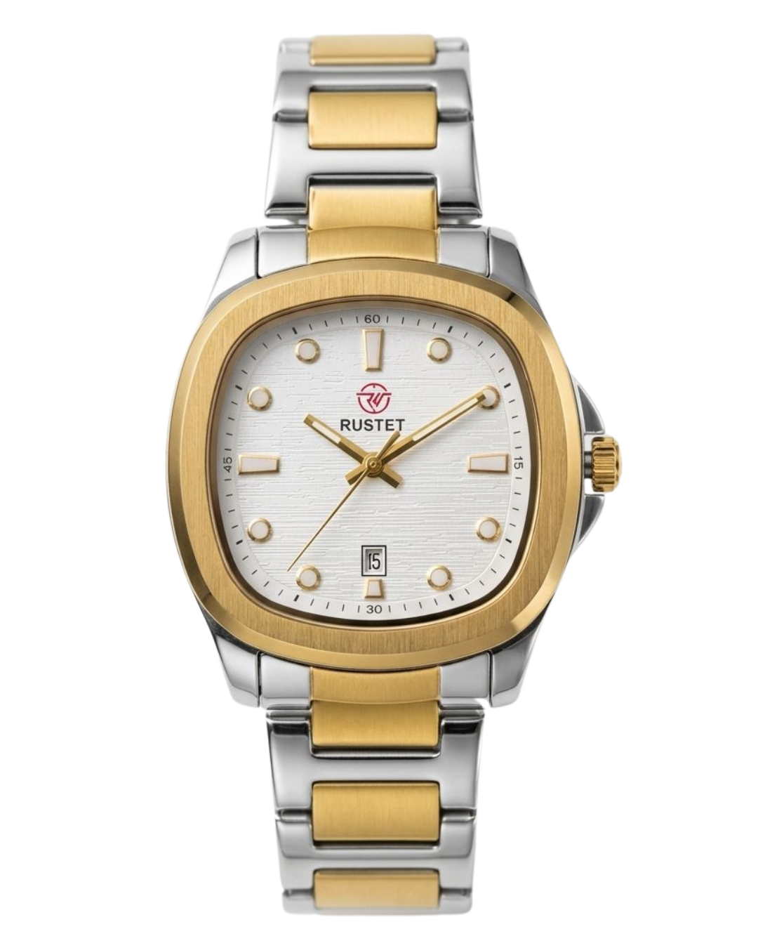 RUSTET-1058- WHIITE WITH SILVER&GOLD