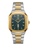 RUSTET-1018-GREEN WITH SILVER&GOLD